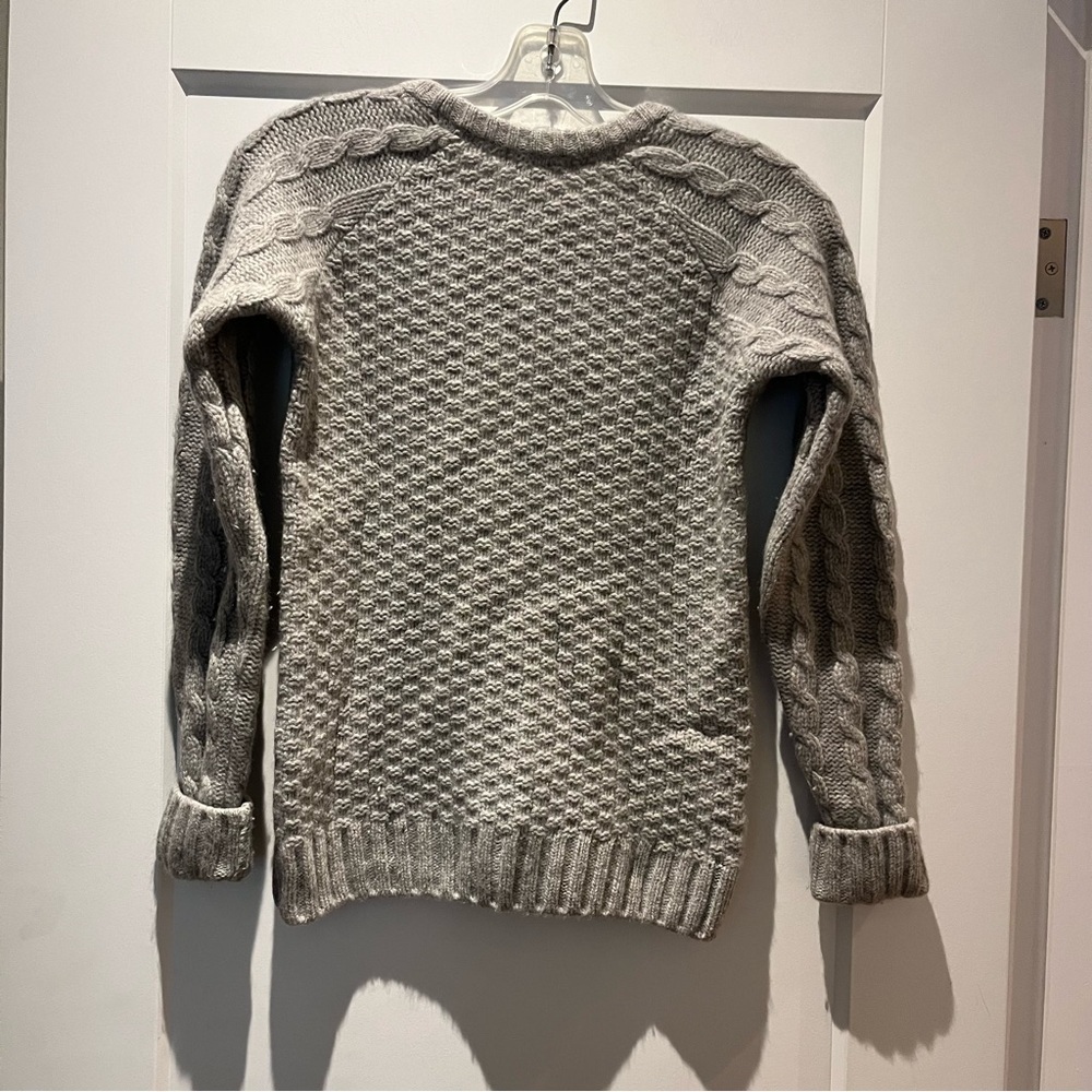 NWOT Barbour 💯 Wool Ursula Cable Knit Sweater - Picture 7 of 14